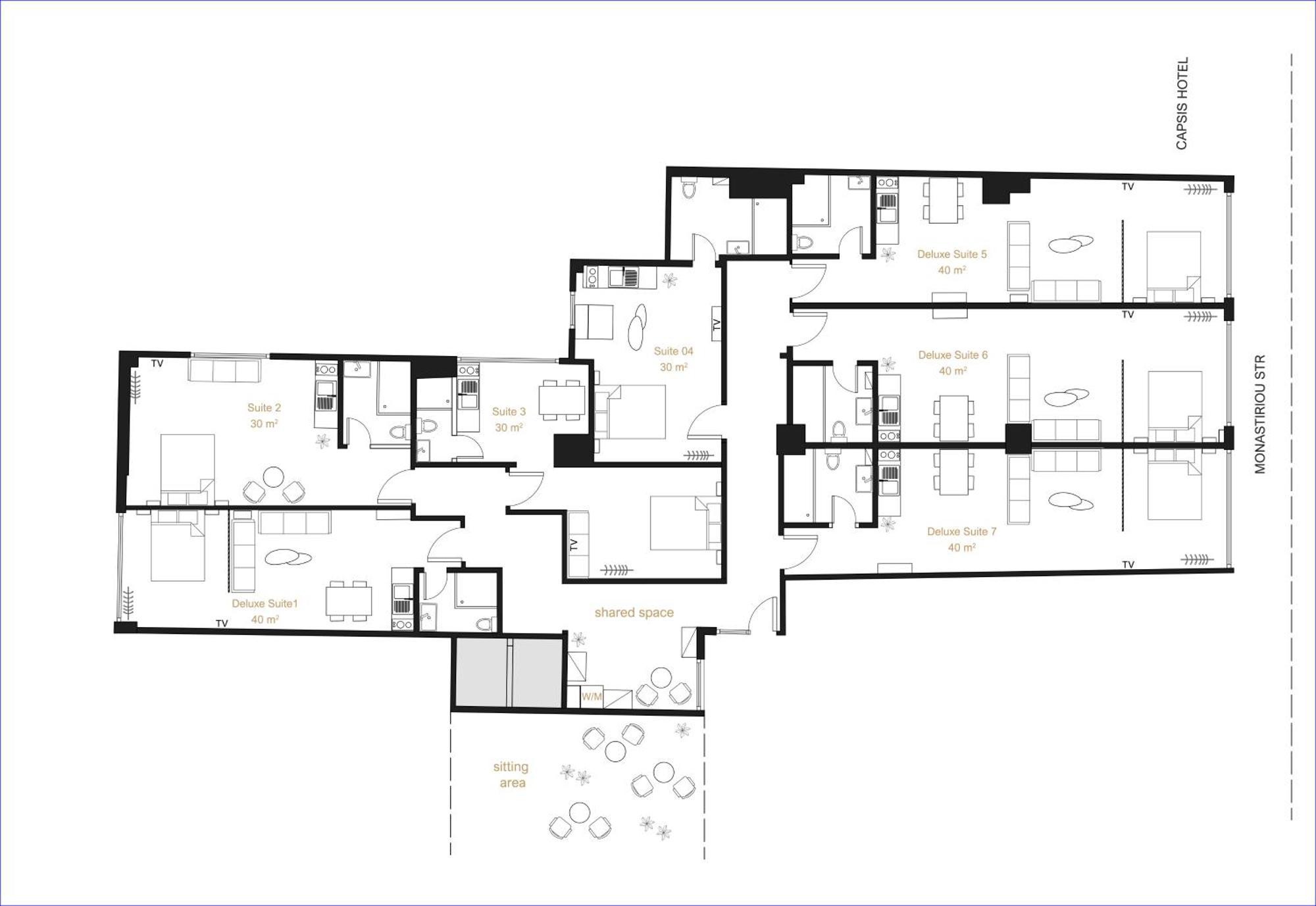 Boho Central Suites 塞萨洛尼基 外观 照片